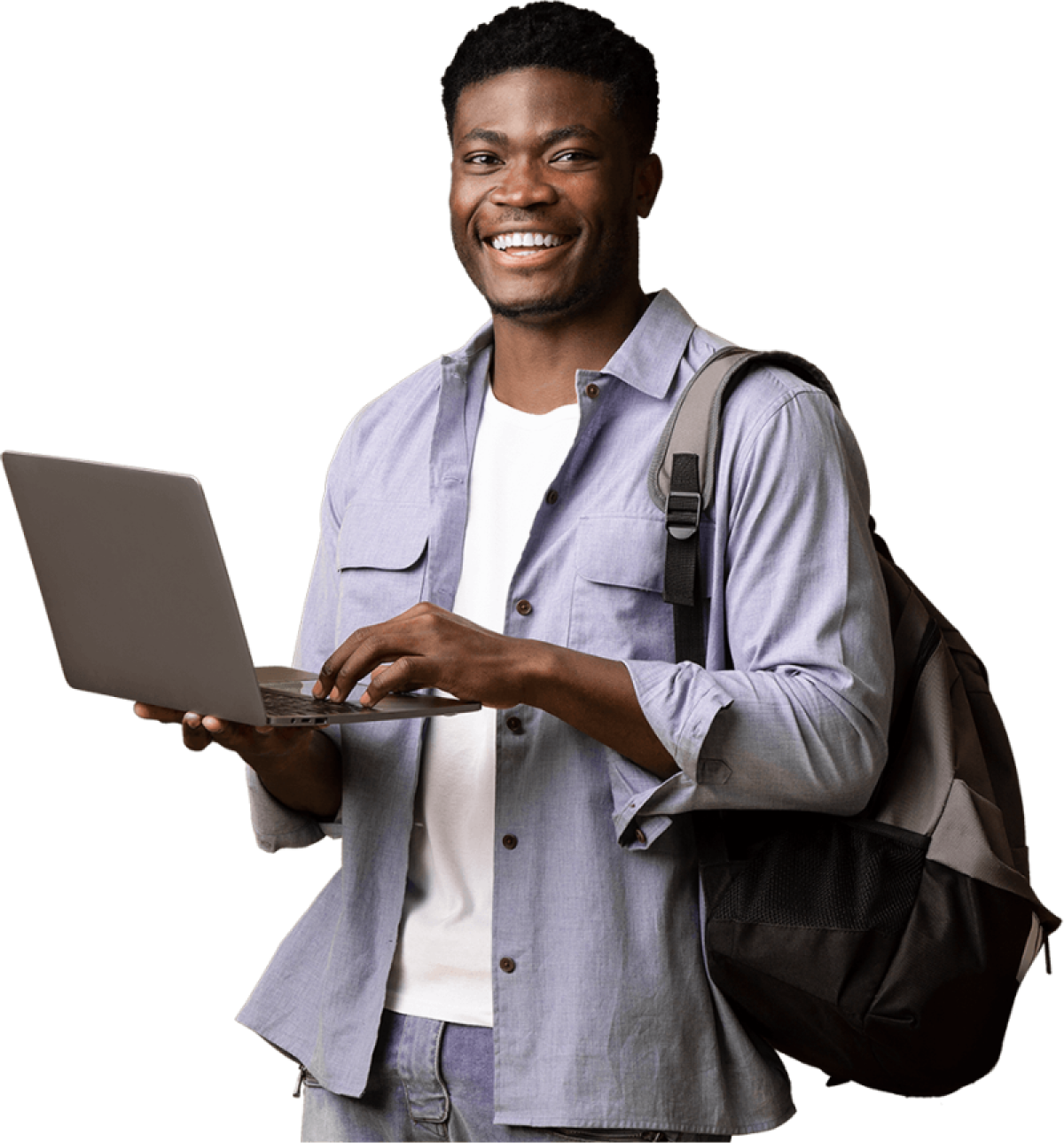 Person with laptop